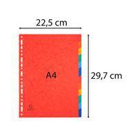 Jeu 12 intercalaires carte lustrée A4. thumbnail image 4