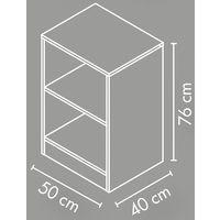 Meuble bas 1 étagère bouleau thumbnail image 2