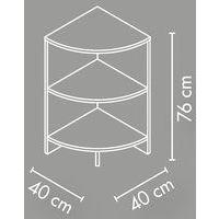 Meuble d'angle extérieur 1 étagère bouleau thumbnail image 3
