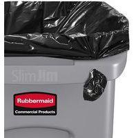 Collecteur Slim Jim® avec conduits d'aération 60 L gris - Rubbermaid thumbnail image 2