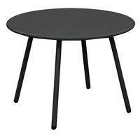 Table basse Rio Ø 50 cm, châssis graphite/plateau graphite - Image principale