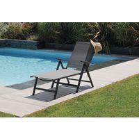 Bain de soleil Lit pliant Ciro châssis grey/assise gris thumbnail image 2
