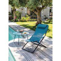 Table basse Rio Ø 50 cm, châssis graphite/plateau graphite - Image 2