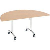 Table demi-lune plateau mélaminé pivotant Axe - Manutan Expert thumbnail image 3