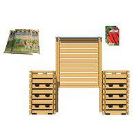 Ensemble 2 tours potagères et panneau d'affichage - Image 3