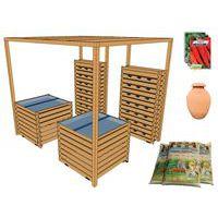 Pack complet : murs bacs à hauteur-pergola - Image principale