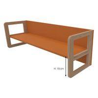 Banc réversible Filou T00 T0 T3 orange de Sienne - Image 2