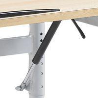 Table dessin Ergon 100x60cm strat alaise - hêtre/rouge  Ral 3000 thumbnail image 3