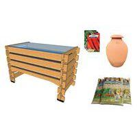Pack complet : potager 0,5m² haut 70 cm - terreau - graines - Image principale