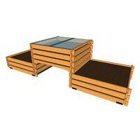 Pack complet : trio potager 3 x 1 m² - terreau et graines thumbnail image 3