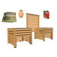 Ensemble 2 potagers à hauteur et panneau d'affichage - Image principale