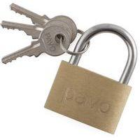 Cadenas laiton 40 mm livré avec 3 clefs