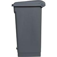 Poubelle plastique agroalimentaire 70 L gris - Image 3