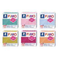 Lot de 6 blocs pâte polymère 57 g couleurs tendances - Fimo thumbnail image