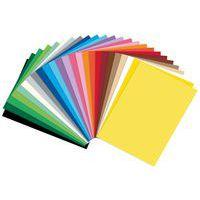 Lot 100 feuilles papier dessin A5 130g 25 coloris - Folia