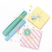 Lot 5x4 m cordons coton bicolores pastel - Image 2