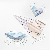 Pochette 50 feuilles 21x29.7 cm papier origami 80g imprimés assorties - Image 4