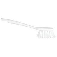 Lot de 10 Brosse à main manche court, 300 mm, dur, blanc - Image principale