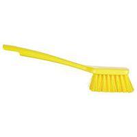 Lot de 10 Brosse à main manche court, 300 mm, dur, jaune - Image principale