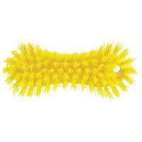 Lot de 10 Brosse papillon, 170 mm, dur, jaune thumbnail image 2