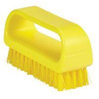 Lot de 10 Brosse à ongles, 95 mm, medium, jaune thumbnail image 2