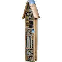 Tour hôtel à insectes toiture pointue 125 cm - Image principale