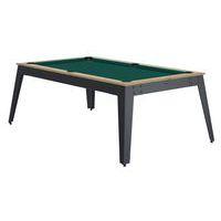 Billard Steel cadre chêne sablé - pieds gris Rene Pierre thumbnail image
