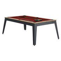 Billard Steel cadre chêne sablé - pieds gris Rene Pierre thumbnail image 4