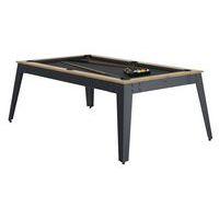 Billard Steel cadre chêne sablé - pieds gris Rene Pierre thumbnail image 2