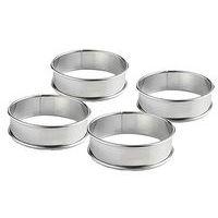 Lot de 4 cercles à tarte - 8 cm - Patisse - Image principale