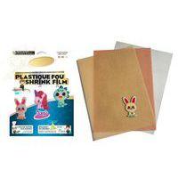 Set de 7 feuilles plastique fou pailleté A4 - Image principale