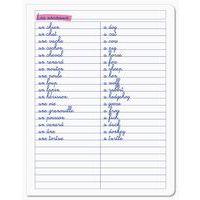 Cahier de vocabulaire 17x22 cm, 96 pages thumbnail image 4