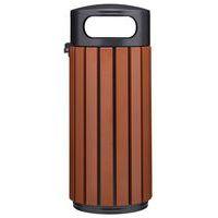 Poubelle Zeno alu 80L effet corten /tête Manganese thumbnail image 5