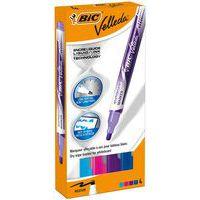 Pochette x 4 feutres liquid ink pocket assortis - Bic