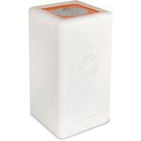 Poubelle circulaire BrickBin 65L Plastiques blanc / orange - Image principale