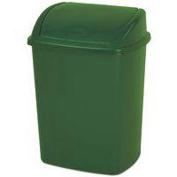 Poubelle à couvercle basculant 15 L Vert - Image 2
