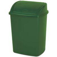Poubelle à couvercle basculant 26 L Vert thumbnail image 2