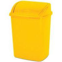 Poubelle à couvercle basculant 26 L Jaune thumbnail image 2