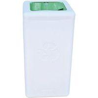 Poubelle circulaire BrickBin 65L Déchets organiques Blanc/ve thumbnail image 2