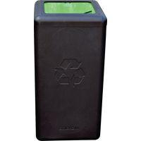 Poubelle circulaire BrickBin 65L Déchets organiques Noir/ver thumbnail image 2