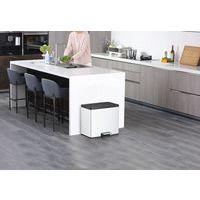 Poubelle à pédale Essential Recycler Step Bin 15+15 L blanc thumbnail image 5