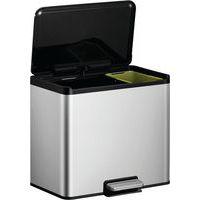 Poubelle à pédale Essential Recycler Step Bin 20+9 L inox ma thumbnail image 2