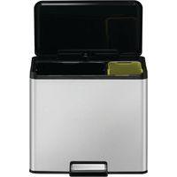 Poubelle à pédale Essential Recycler Step Bin 20+9 L inox ma thumbnail image 4
