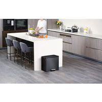 Poubelle à pédale Essential Recycler Step Bin 20+9 L noir thumbnail image 3