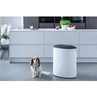 Poubelle tri sélectif Lune Binc 3 flux couvercle fermé blanc - Image 4