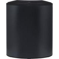 Poubelle tri sélectif Lune Binc 3 flux couvercle fermé noir - Image 3