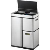Poubelle élégante Mirage Plus Sensor Recycler 30+15+15 L thumbnail image 6