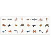 Lot 4 rouleaux gommettes animaux 33mm thumbnail image 2