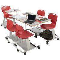 Siège Mahia mobile avec tablette - Manutan Expert - Image 4