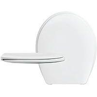 Abbatant blanc à charnière inox pour WC - Image principale